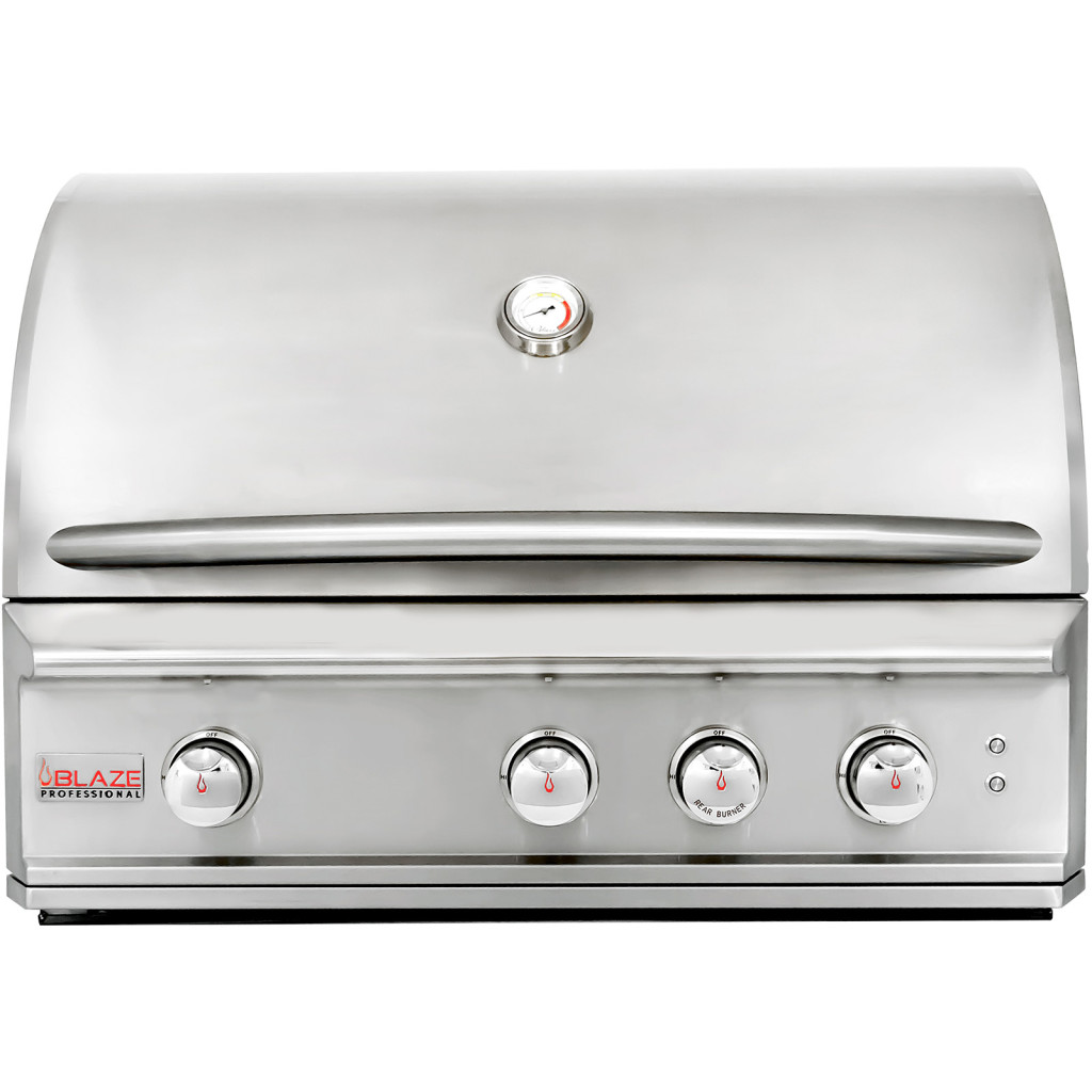 Blaze Professional 34Inch BuiltIn Gas Grill With Rear Infrared Burner