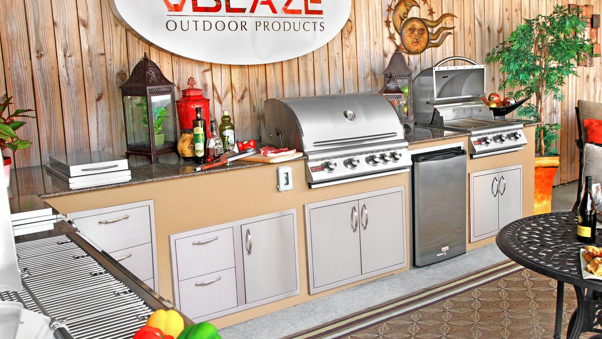 Shopping for an outdoor kitchen or grill? Blaze Grills can't be beat