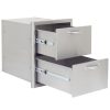 Blaze 16 Inch Double Access Drawer