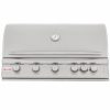 Blaze 40 Inch 5-Burner LTE Gas Grill with Rear Burner and Built-in Lighting System