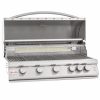 Blaze 40 Inch 5-Burner LTE Gas Grill with Rear Burner and Built-in Lighting System