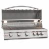 Blaze 40 Inch 5-Burner LTE Gas Grill with Rear Burner and Built-in Lighting System