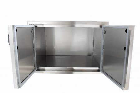 Blaze Stainless Steel Enclosed Dry Storage Cabinet with Shelf