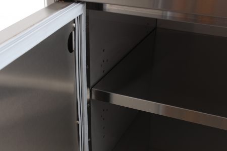 Blaze Stainless Steel Enclosed Dry Storage Cabinet with Shelf