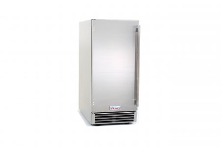 Blaze 50 LB. 15 Inch Outdoor Ice Maker with Gravity Drain