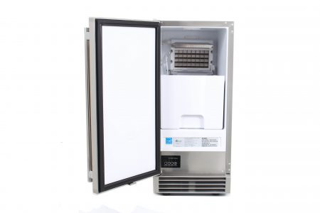 Blaze 50 LB. 15 Inch Outdoor Ice Maker with Gravity Drain