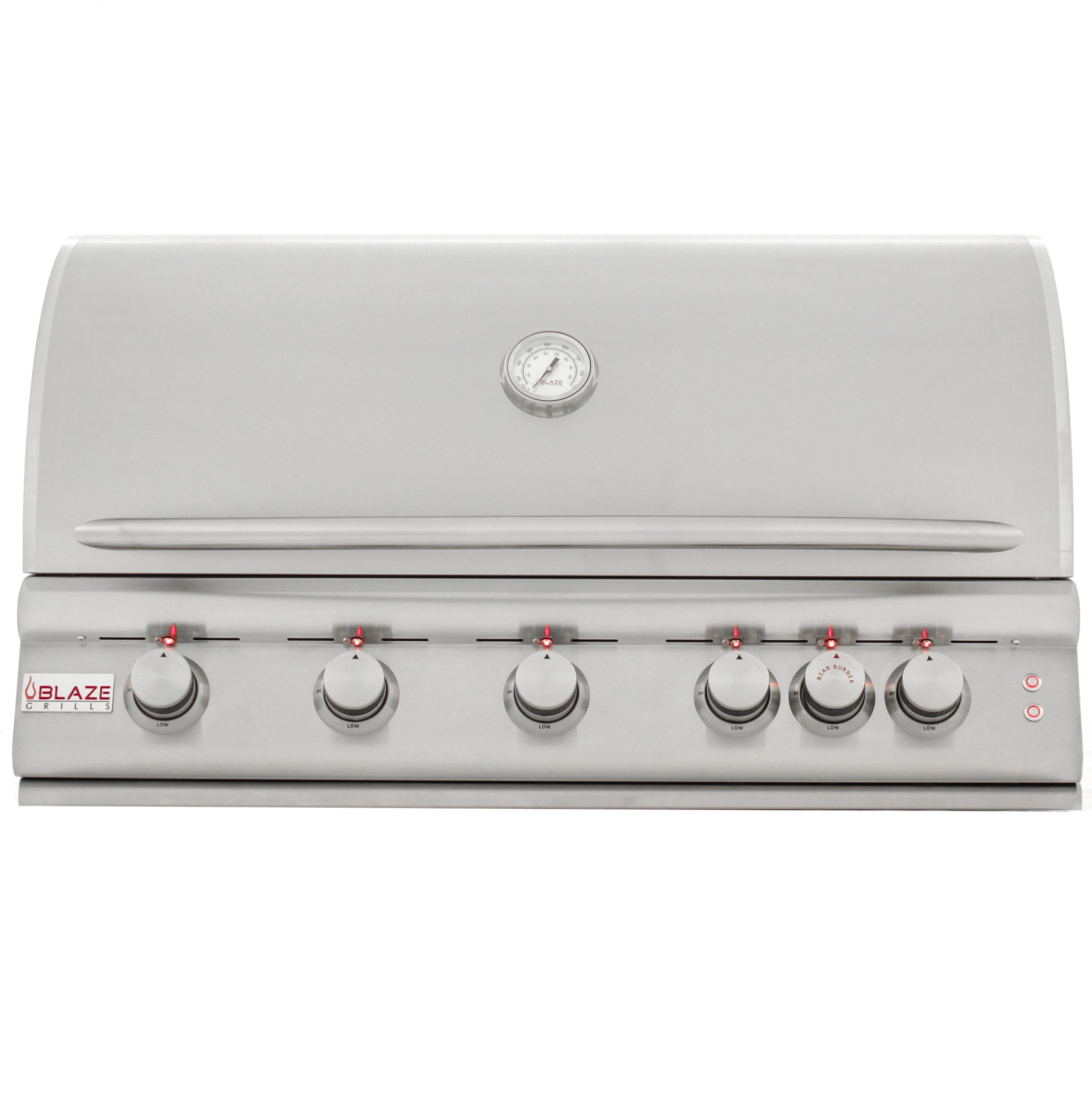 Blaze 40-Inch 5-Burner LTE Gas Grill with Rear Burner and Built-in Lighting  System - Blaze Grills