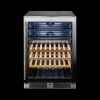 glass front wine cooler