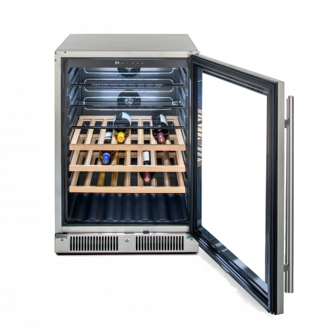 Outdoor wine fridge top